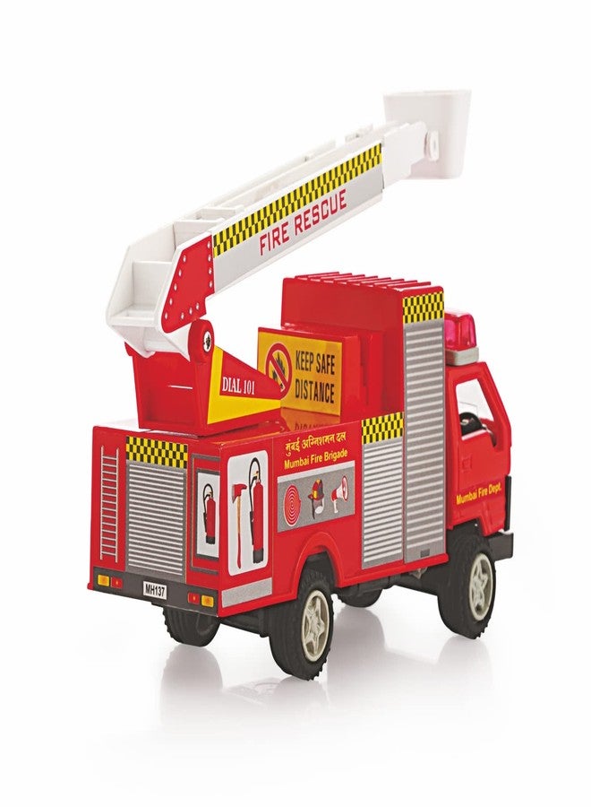 Shinsei Fire Brigade Maintenance Free Pullback Spring Action Race Toy Gift for Boys 3+ Years. Strong ABS Plastic, NO Sharp Edges, BIS Certified. Pack of 1, Color Red - Image 4